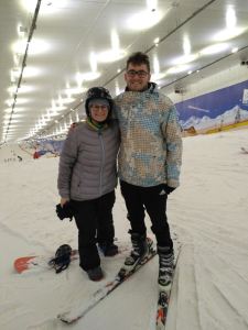 First ride of the season: check. Snowboard in Russia: check.