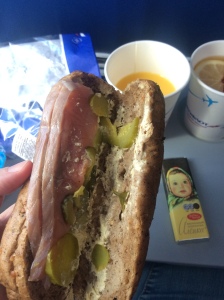 I love Aeroflot, but this might have been one of the worst things I've been offered to eat on a plane. 